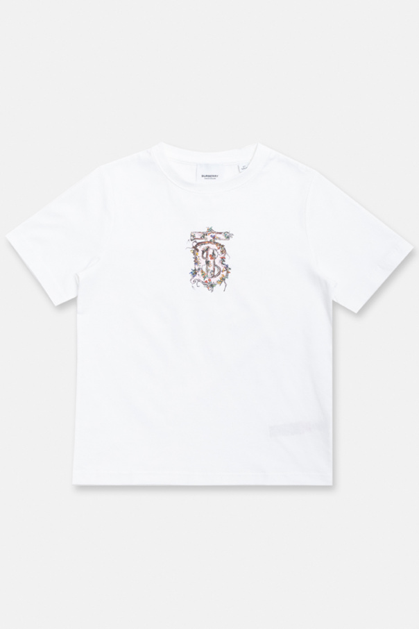 Burberry Kids ‘Alba’ T-shirt with logo