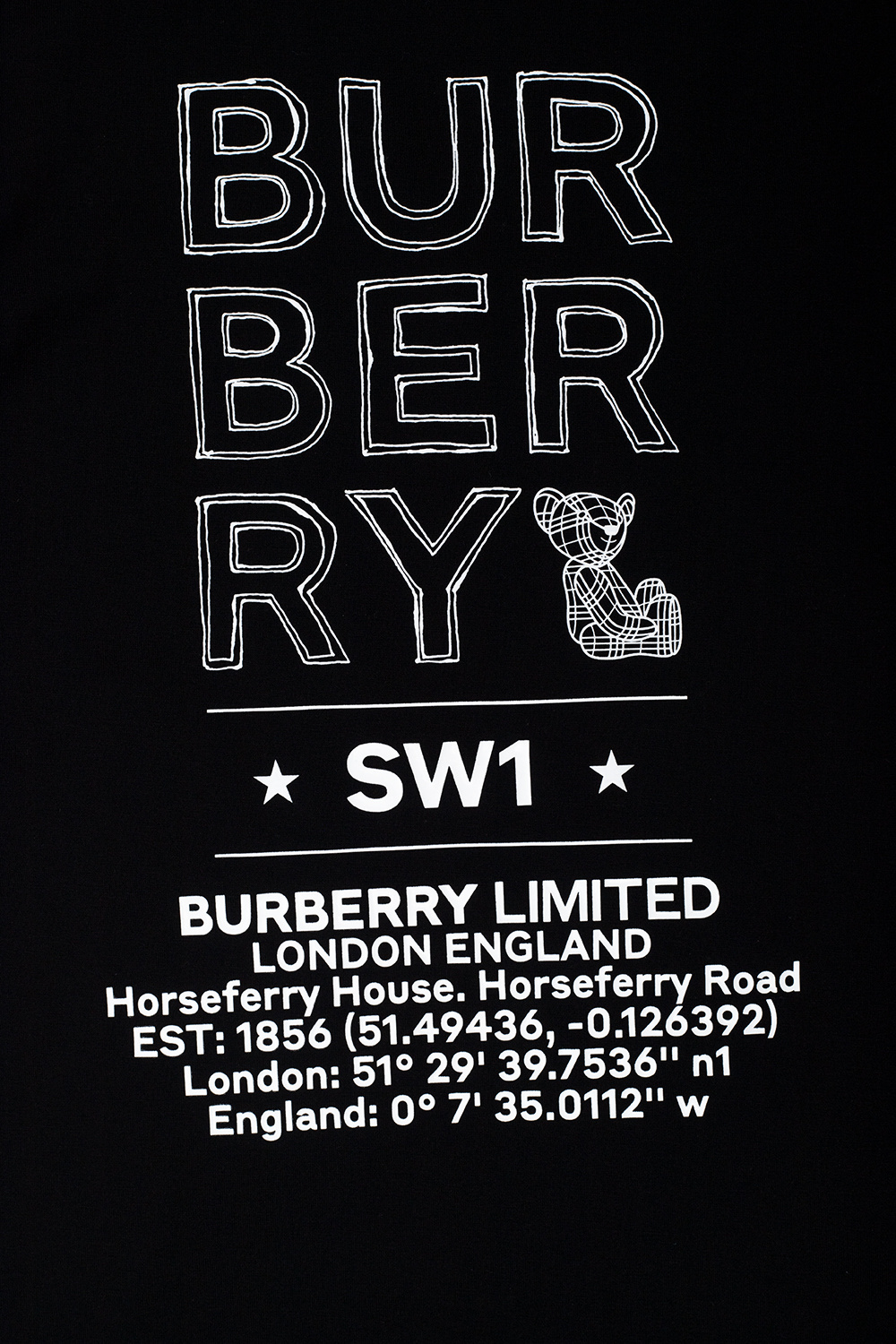 burberry Blau Kids ‘Joel’ sweatshirt with logo