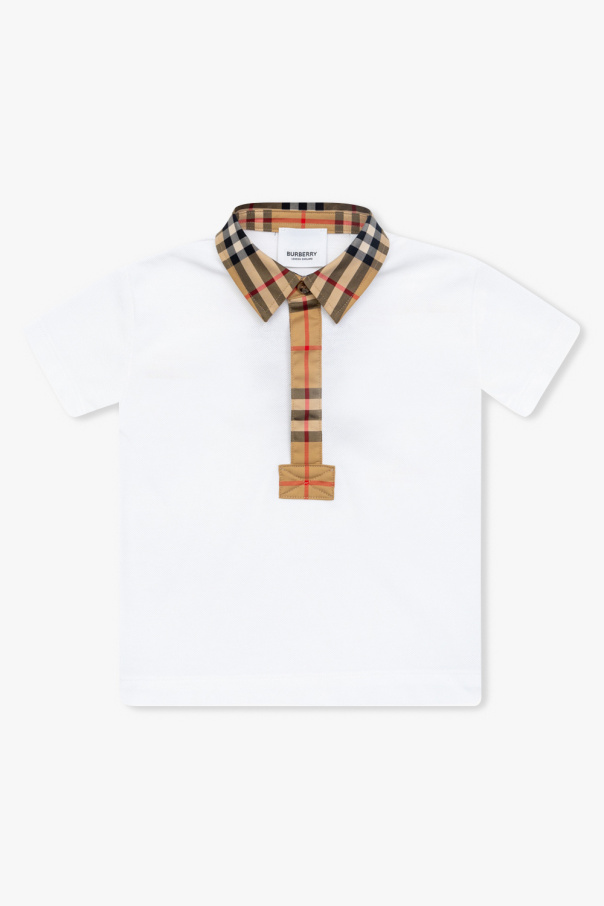 Burberry Kids ‘Johane’ cotton polo shirt