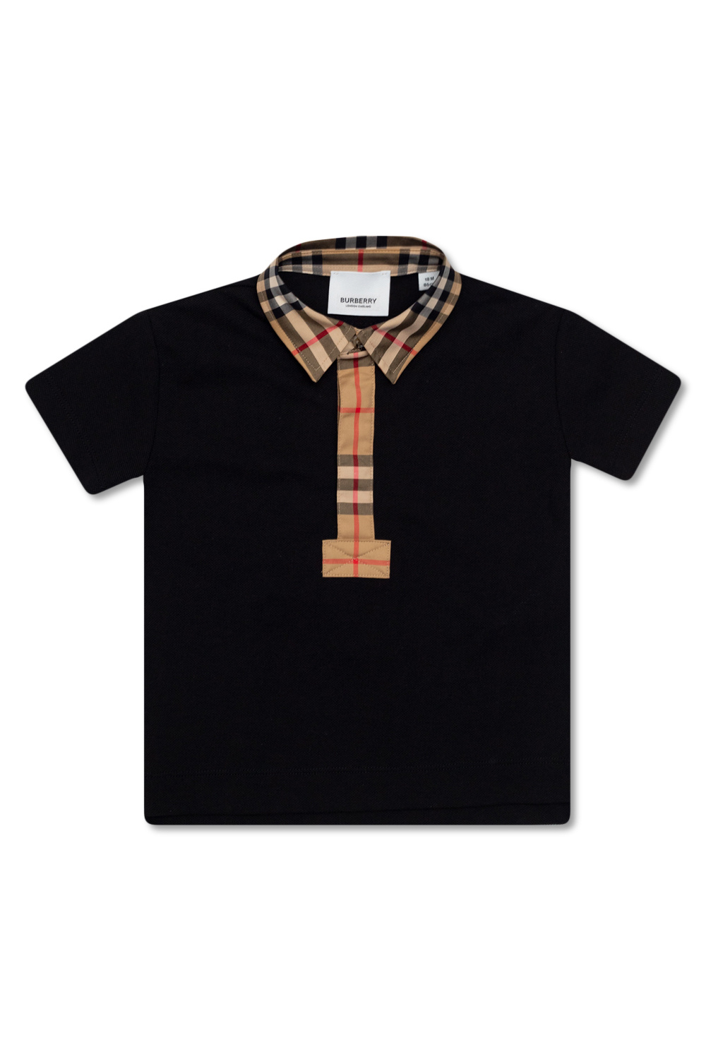 Burberry Kids ‘Johane’ embroidered polo shirt with short sleeves