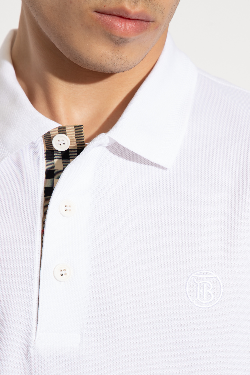 Burberry ‘Eddie’ polo Connection shirt with logo