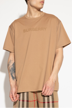 burberry red ‘Harriston’ T-shirt