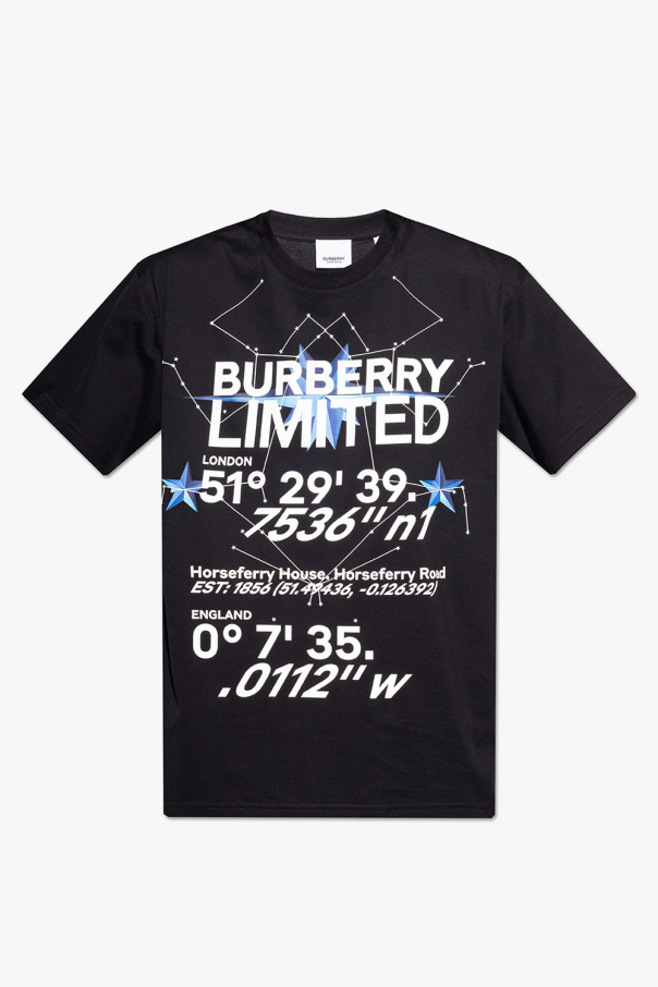 Burberry ‘Carrick Star’ T-shirt with logo