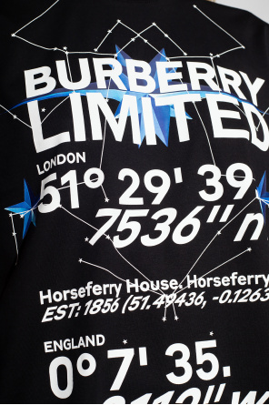 Burberry FLIP-FLOPS ‘Carrick Star’ T-shirt with logo