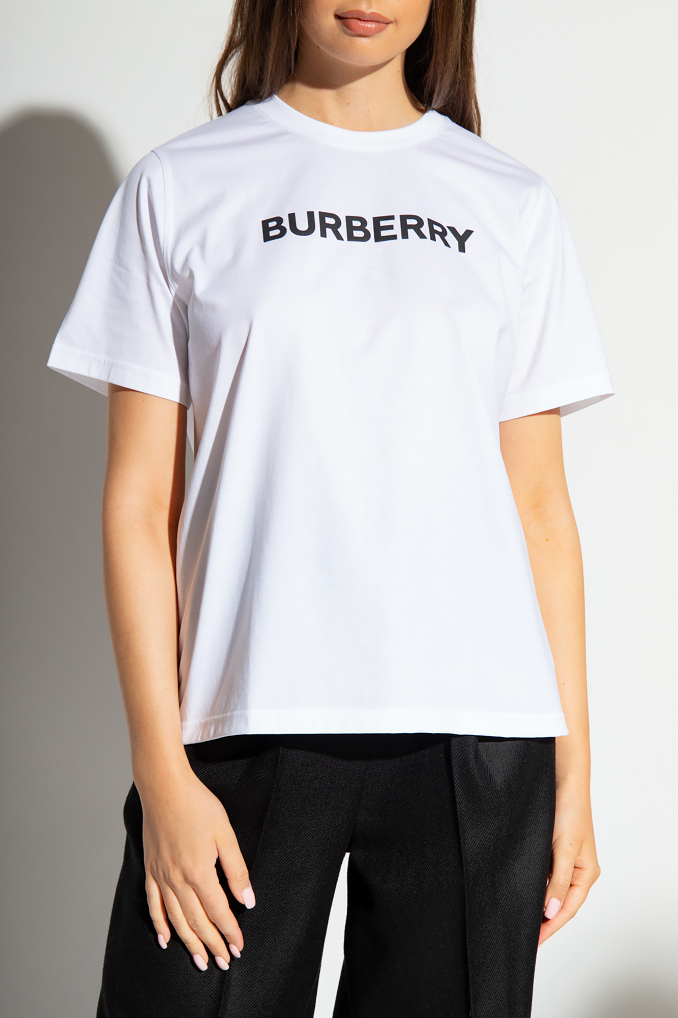 burberry black ‘Margot’ T-shirt with logo