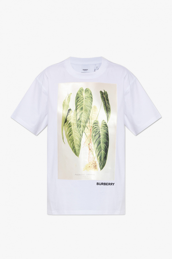 burberry mini ‘Carrick Botanical’ T-shirt