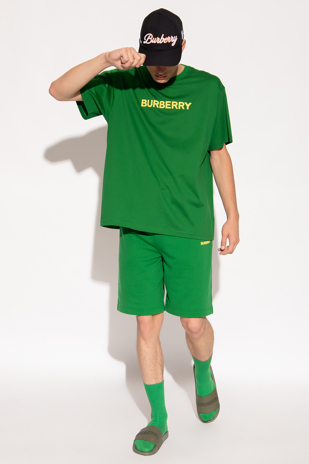 Green 'Harriston' T-shirt Burberry - Vitkac France