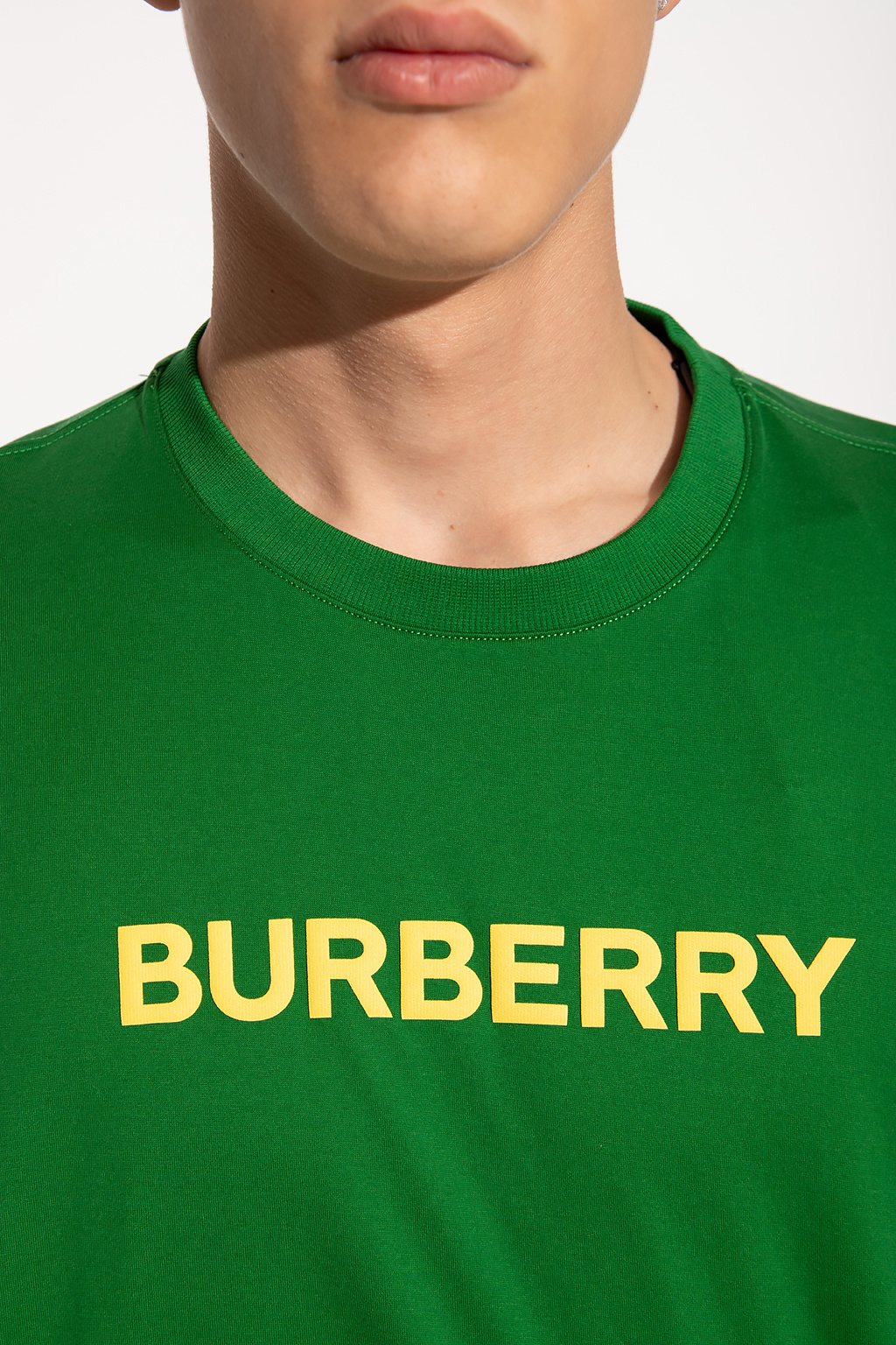 Green 'Harriston' T-shirt Burberry - Vitkac France