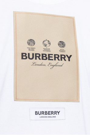 burberry gold-plated ‘Sergio’ T-shirt