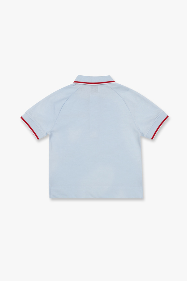 Burberry Kids colour-block Polo shirt with logo