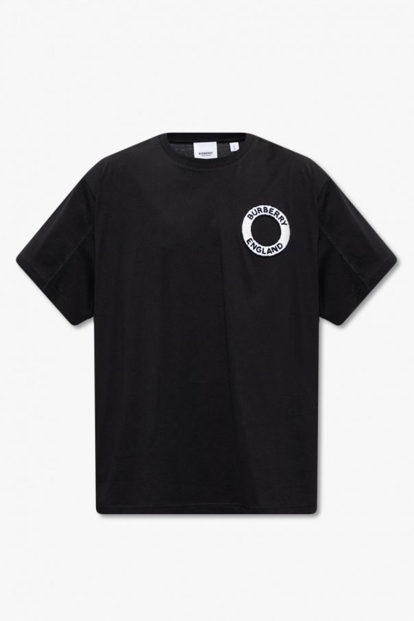 burberry contrast ‘Dunalk’ T-shirt