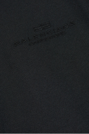 Balenciaga Baumwoll-Poloshirt mit langen Ärmeln