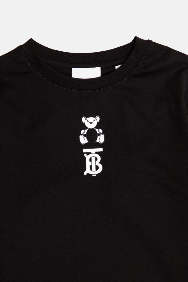 Burberry Kids T-shirt z długimi rękawami ‘Kooper’