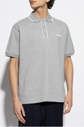 Gucci Polo con logo bordado