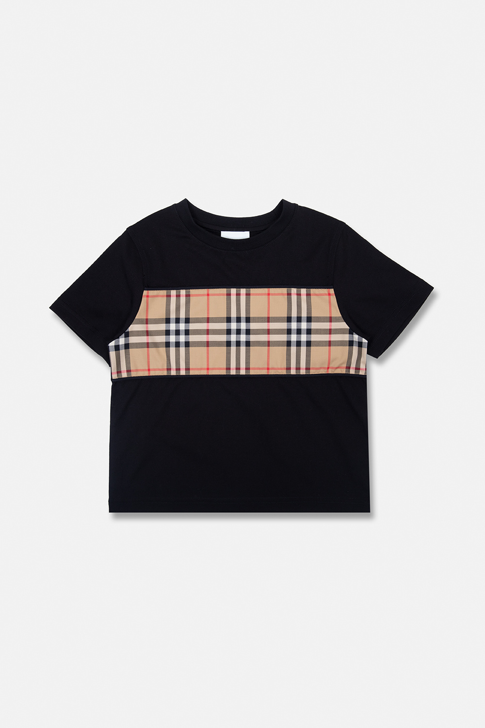 Burberry Kids Checked T-shirt