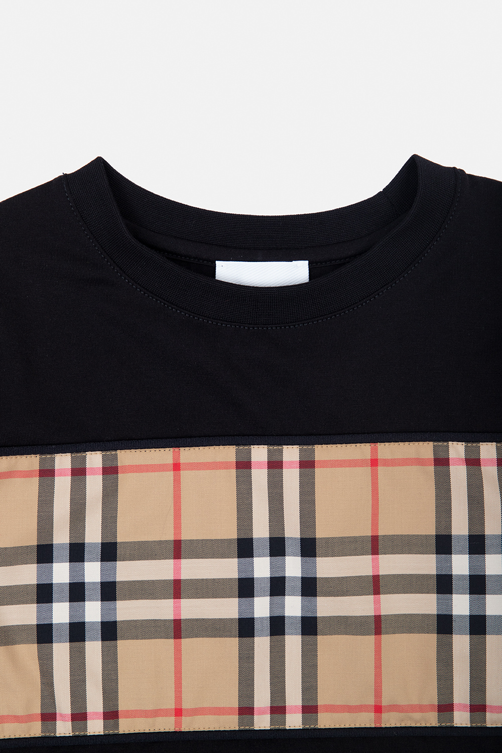 Burberry Kids Checked T-shirt