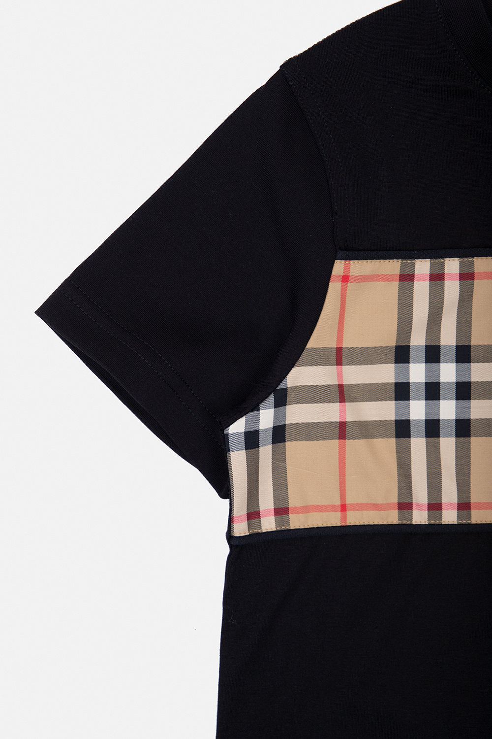 Burberry Kids Checked T-shirt