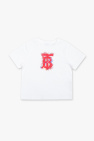 Burberry Kids WHITE Printed T-shirt