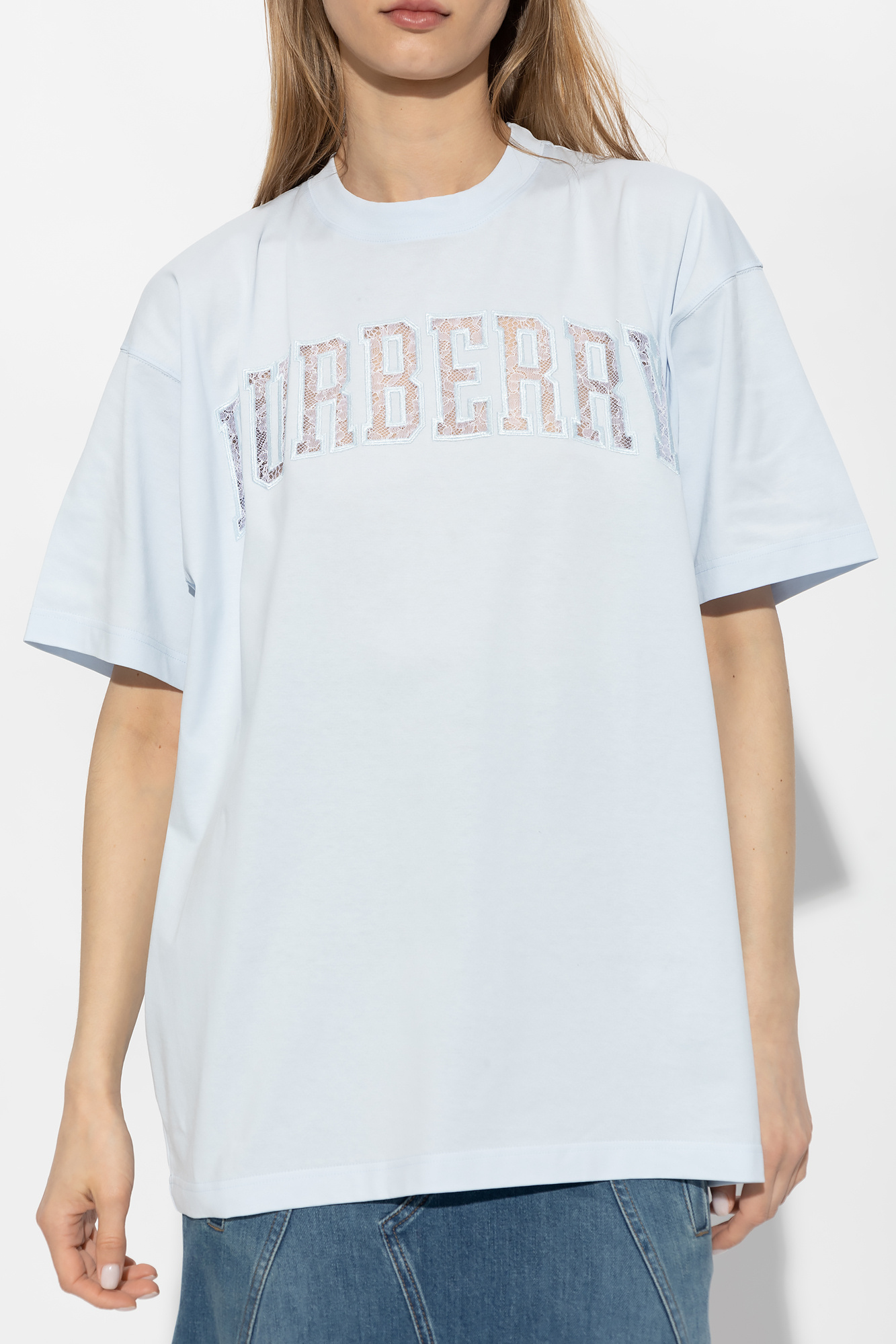 Burberry T-shirt with lace