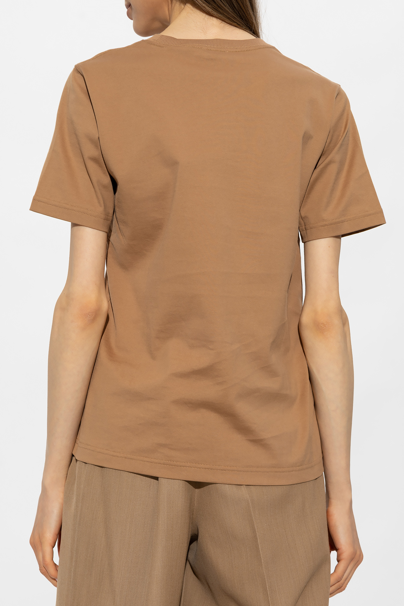 Burberry ’Margot’ logo-embroidered T-shirt