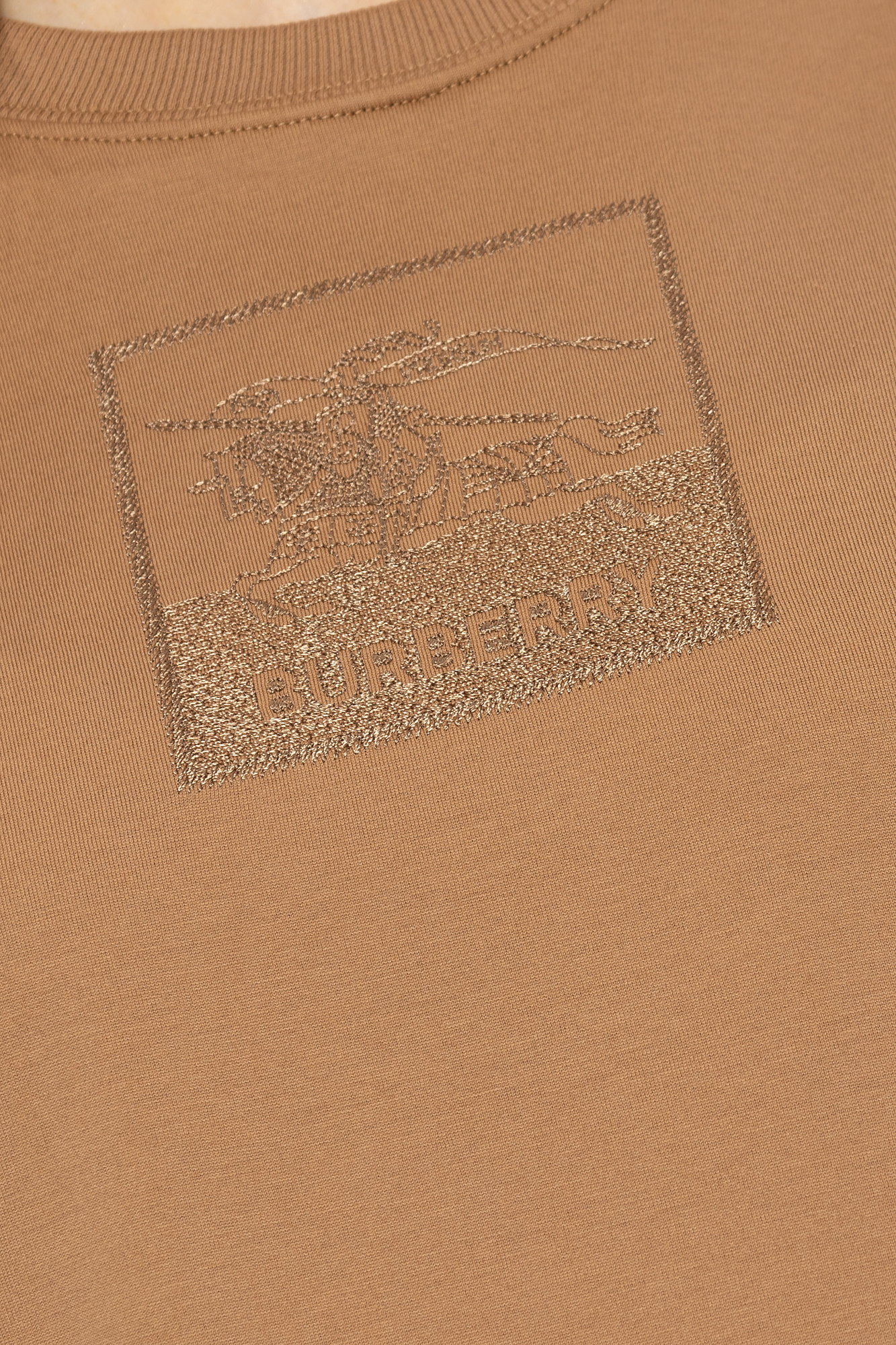 Burberry ’Margot’ logo-embroidered T-shirt