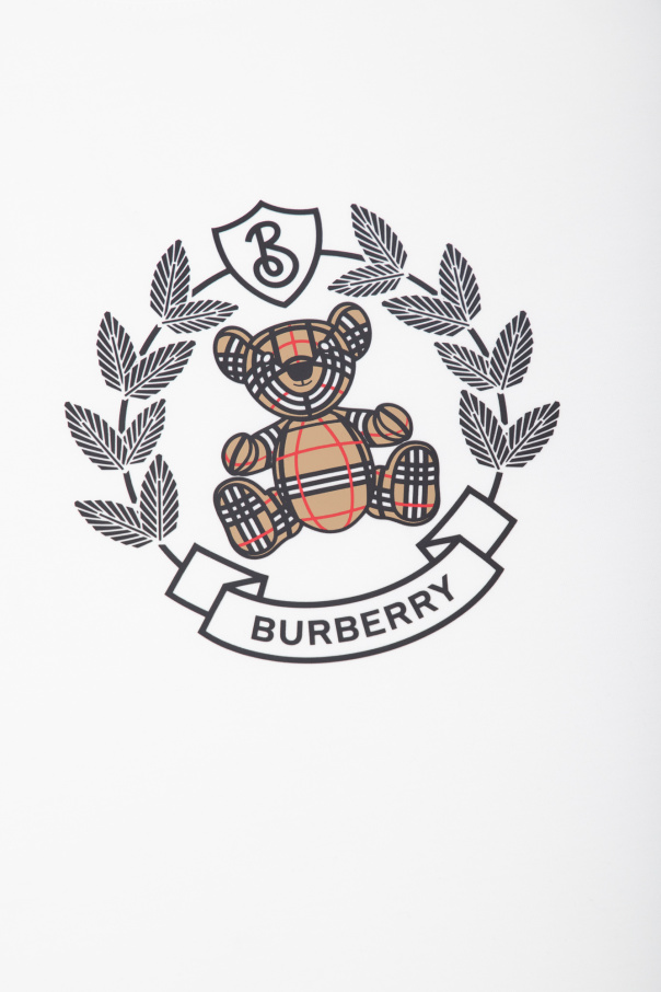 Burberry sitting Kids T-shirt with teddy bear motif
