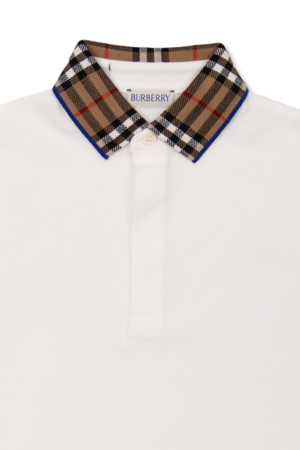 Burberry Kids Cotton polo shirt