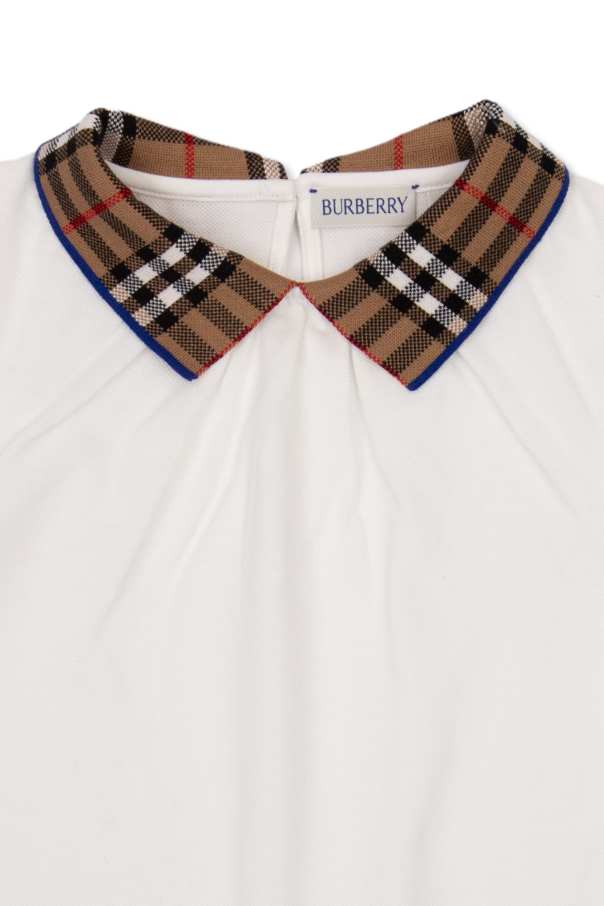 Burberry Kids burberry two tone roll neck jumper item