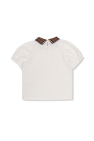 Burberry Kids Top with short sleeves