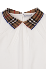 Burberry Kids Top with short sleeves