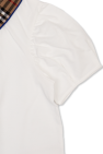 Burberry Kids Top with short sleeves