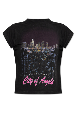 T-shirt with colorful print