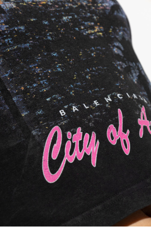 Balenciaga T-Shirt mit buntem Print
