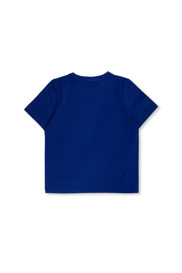 Burberry Kids T-shirt z naszywką z logo