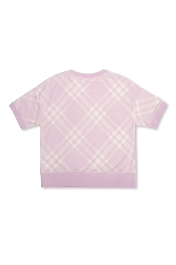 Burberry Kids T-shirt typu ‘oversize’