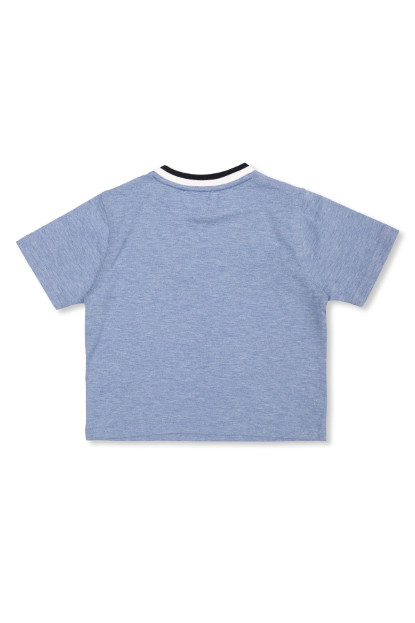 Burberry Kids T-shirt z wyszytym logo ‘Cedar’