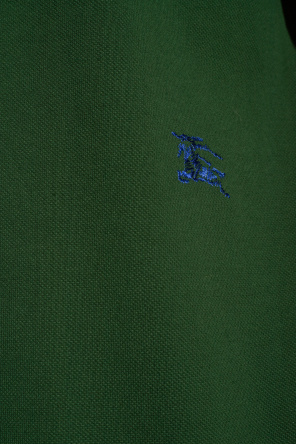 Burberry Logo-embroidered polo shirt
