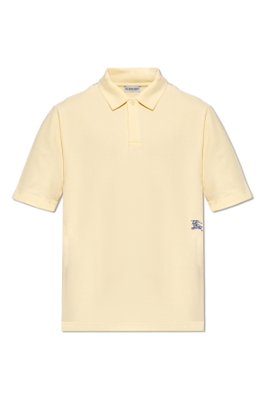 Logo-embroidered polo shirt od Burberry