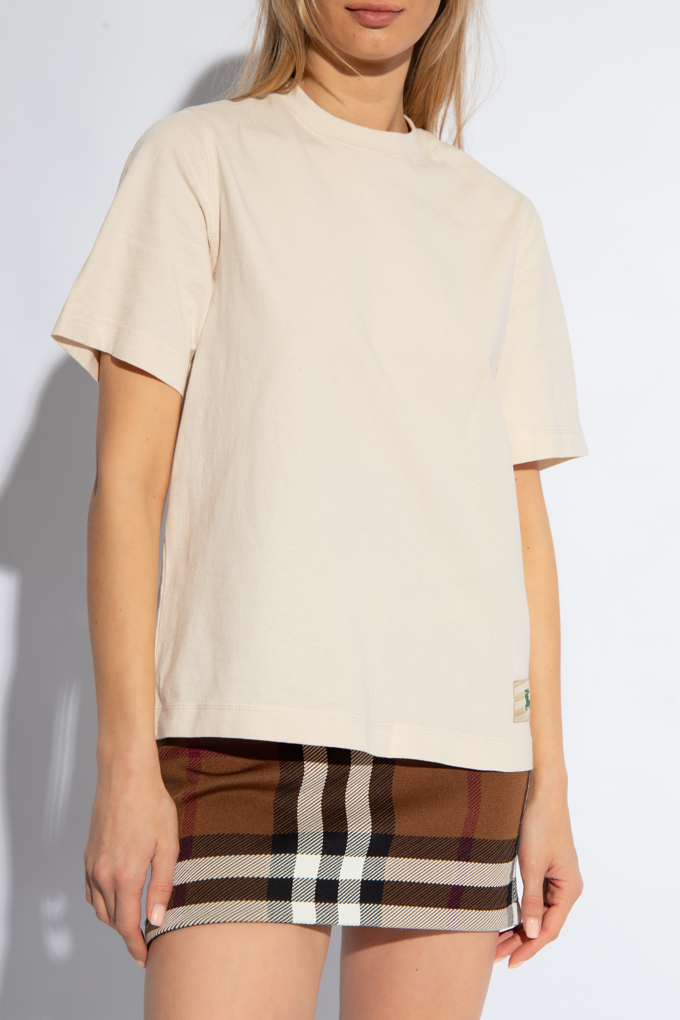 Burberry Patched T-shirt