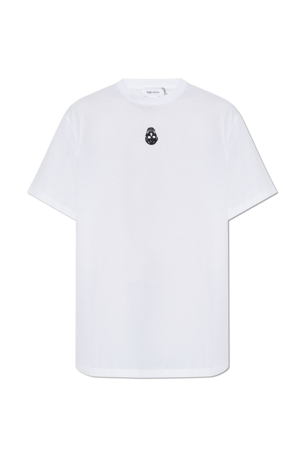 Alexander McQueen T-shirt z logo