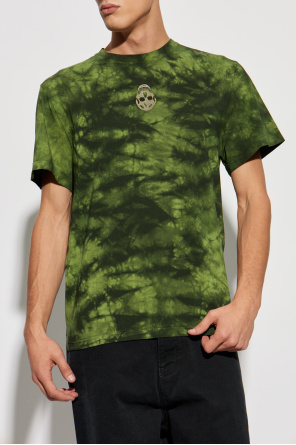 Alexander McQueen T-shirt with Tie dye effect