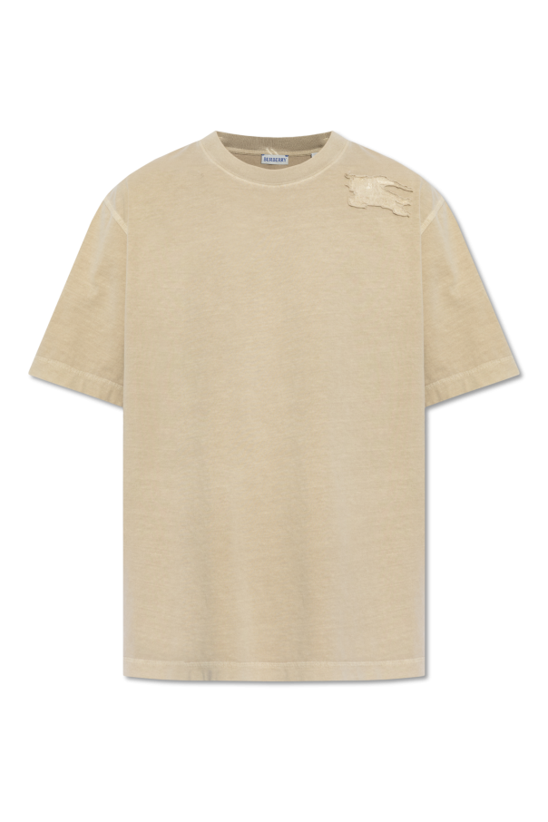 Burberry T-shirt z naszywką