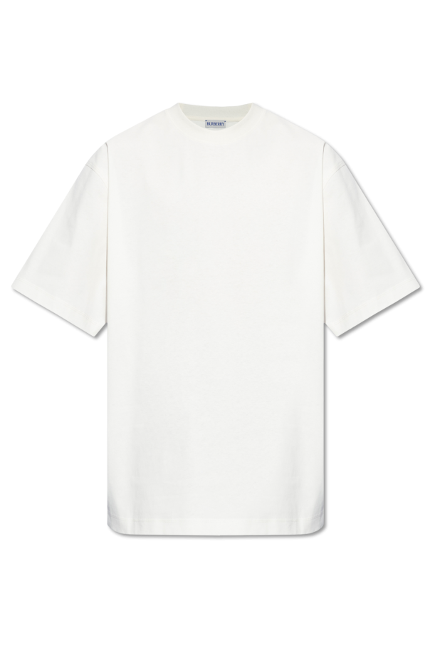 Burberry T-shirt with reverse side roll-up effect