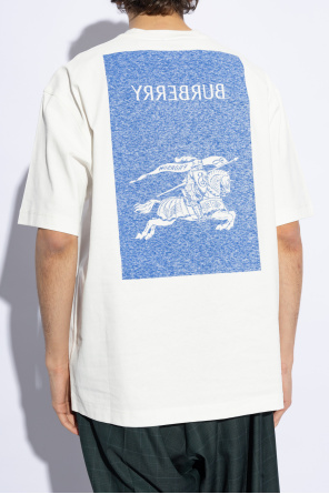 Burberry T-shirt z efektem odwinięcia na drugą stronę
