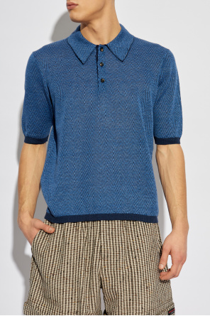 Bottega Veneta Patterned Polo