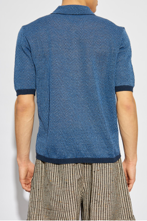 Bottega Veneta Patterned Polo