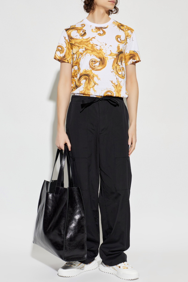 Versace Jeans Couture T-shirt with `barocco` pattern