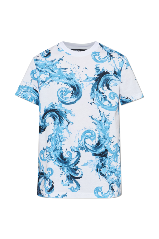 T-shirt with 'barocco' pattern od Versace Jeans Couture