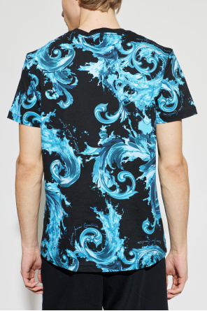 Versace Jeans Couture T-shirt z nadrukiem `barocco`