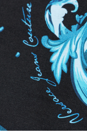 Versace Jeans Couture T-shirt z nadrukiem `barocco`